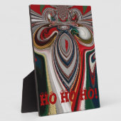 万華鏡のように千変万化するパターンクリスマス:フェスティバルホームデコールセット フォトプラーク (側面)