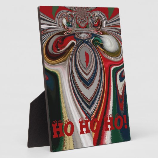 万華鏡のように千変万化するパターンクリスマス：フェスティバルホームデコールセット フォトプラーク (側面)