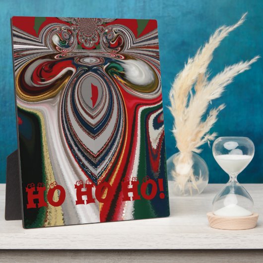 万華鏡のように千変万化するパターンクリスマス:フェスティバルホームデコールセット フォトプラーク (側面)