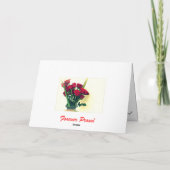 万華鏡のように千変万化するパターングリーティングカード – 抽象デザイン カード (裏面)