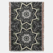 万華鏡のように千変万化するパターンゴシック スローブランケット (正面縦)