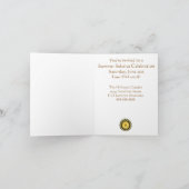 万華鏡のように千変万化するパターンサンサマー至招待状 招待状 (内部)