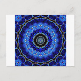 万華鏡のように千変万化するパターンシーシェル ポストカード