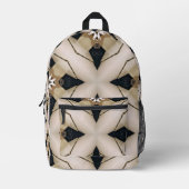 万華鏡のように千変万化するパターンジオバックパック プリントバックパック (正面)