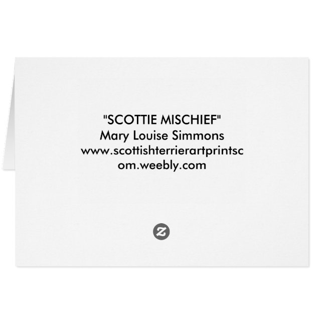 万華鏡のように千変万化するパターンスコットランド (裏面横)