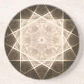 万華鏡のように千変万化するパターンスターと金ゴールド コースター (正面)