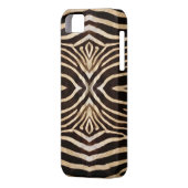 万華鏡のように千変万化するパターンゼブラファーパターン Case-Mate iPhoneケース (裏面左)