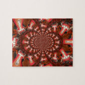 万華鏡のように千変万化するパターンタングアートプリント/グラフィック ジグソーパズル (横)