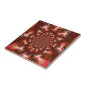 万華鏡のように千変万化するパターンタングアートプリント/グラフィック タイル (側面)