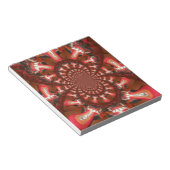 万華鏡のように千変万化するパターンタングアートプリント/グラフィック ノートパッド (アングル)