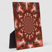 万華鏡のように千変万化するパターンタングアートプリント/グラフィック フォトプラーク (側面)