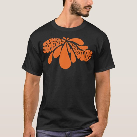 万華鏡のように千変万化するパターンタンゲリンドリーム Tシャツ (正面)