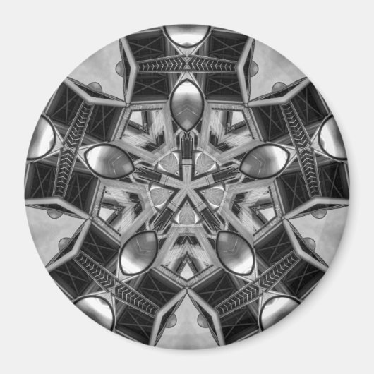 万華鏡のように千変万化するパターンダークグレースター… マグネット (正面)