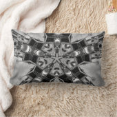 万華鏡のように千変万化するパターンダークグレースター… ランバークッション (ブランケット)