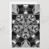 万華鏡のように千変万化するパターンダークグレースター… 便箋 (正面/裏面)