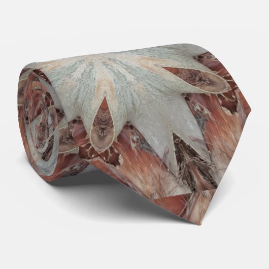 万華鏡のように千変万化するパターンデザインスターオブパームツリートランク ネクタイ (ロール)