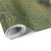 万華鏡のように千変万化するパターンデザインスターズfromパンパスグラスグリーン ラッピングペーパー (ロールコーナー)