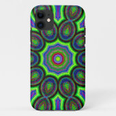 万華鏡のように千変万化するパターンデジタルアートパターン6 Case-Mate iPhoneケース (裏面)