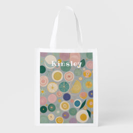 万華鏡のように千変万化するパターンドパーソナライズされたーム エコバッグ