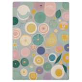 万華鏡のように千変万化するパターンドパーソナライズされたーム クリップボード (裏面)