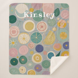 万華鏡のように千変万化するパターンドパーソナライズされたーム シェルパブランケット