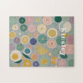 万華鏡のように千変万化するパターンドパーソナライズされたーム ジグソーパズル (横)