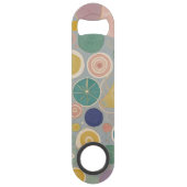 万華鏡のように千変万化するパターンドパーソナライズされたーム スピード栓抜き (裏面)