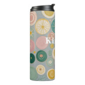 万華鏡のように千変万化するパターンドパーソナライズされたーム タンブラー (回転左)