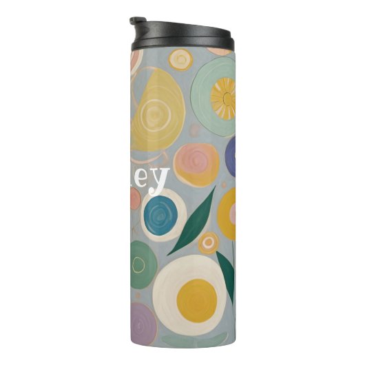 万華鏡のように千変万化するパターンドパーソナライズされたーム タンブラー (回転右)