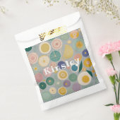 万華鏡のように千変万化するパターンドパーソナライズされたーム フェイバーバッグ (封をした状態)