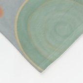 万華鏡のように千変万化するパターンドパーソナライズされたーム フリースブランケット (角)