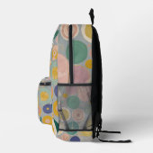 万華鏡のように千変万化するパターンドパーソナライズされたーム プリントバックパック (右)