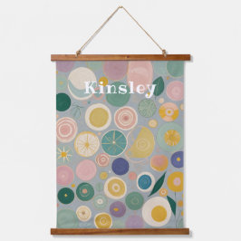 万華鏡のように千変万化するパターンドパーソナライズされたーム 吊り下げ型タペストリー