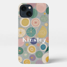 万華鏡のように千変万化するパターンドパーソナライズされたーム iPhone 13ケース