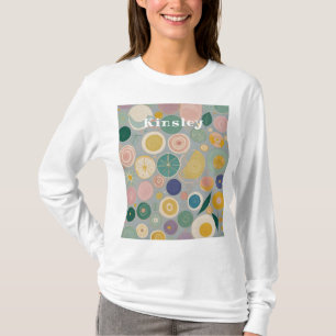 万華鏡のように千変万化するパターンドパーソナライズされたーム Tシャツ