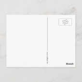 万華鏡のように千変万化するパターンバラレッド+アイディア ポストカード (裏面)