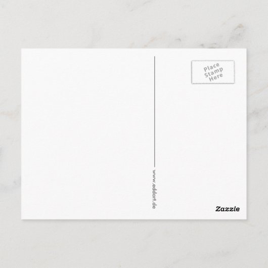 万華鏡のように千変万化するパターンバラレッド+アイディア ポストカード (裏面)