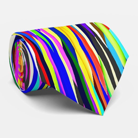 万華鏡のように千変万化するパターンパターン-小さい面 ネクタイ (ロール)