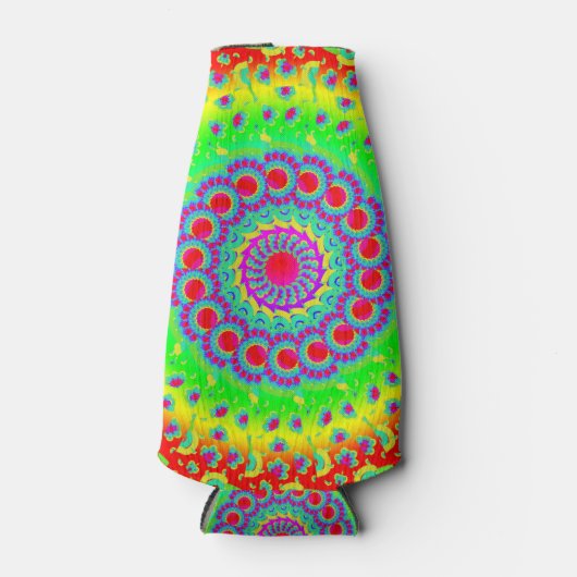 万華鏡のように千変万化するパターンパターン、明クールるい ボトルクーラー (正面)