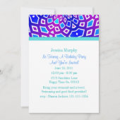 万華鏡のように千変万化するパターンパーティの招待状 招待状 (正面)