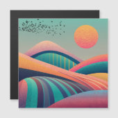 万華鏡のように千変万化するパターンヒルズランドスケープ (正面/裏面)