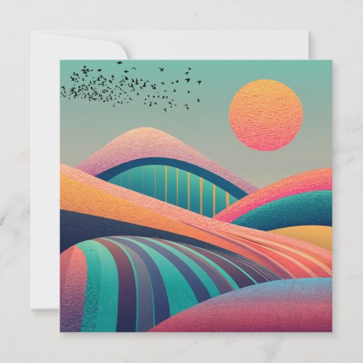 万華鏡のように千変万化するパターンヒルズランドスケープ (裏面)