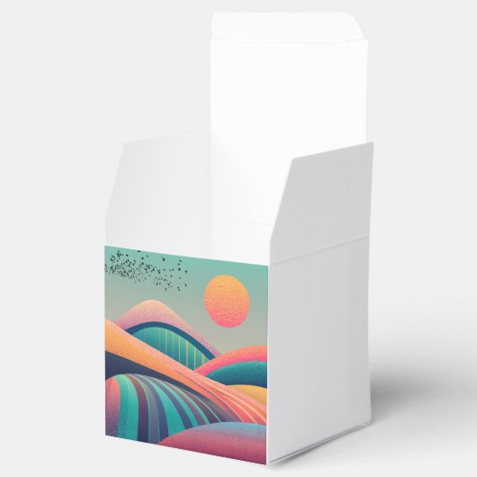 万華鏡のように千変万化するパターンヒルズランドスケープ フェイバーボックス (オープン)