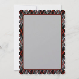 万華鏡のように千変万化するパターンピアシングの波形タータンチェック シーズンカード