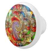 「万華鏡のように千変万化するパターンフューリー」セラミックプル セラミックノブ (右)