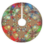 「万華鏡のように千変万化するパターンフューリー」ツリースカート ブラッシュドポリエステルツリースカート (正面)