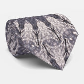 万華鏡のように千変万化するパターンフラワーシェードオブブルーとグレー ネクタイ (ロール)