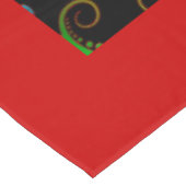 万華鏡のように千変万化するパターンフラワーハイビスカスII +あなたのアイディア テーブルクロス (アングル)