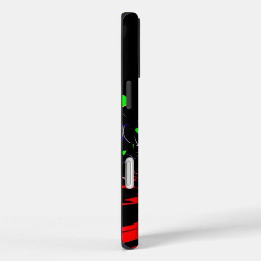 万華鏡のように千変万化するパターンフルードアートプリント Case-Mate iPhoneケース (裏面 / 右)