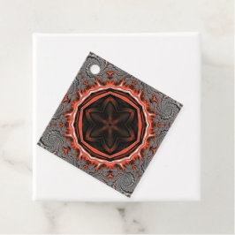 万華鏡のように千変万化するパターンフレイズメッセージカード フェイバータグ